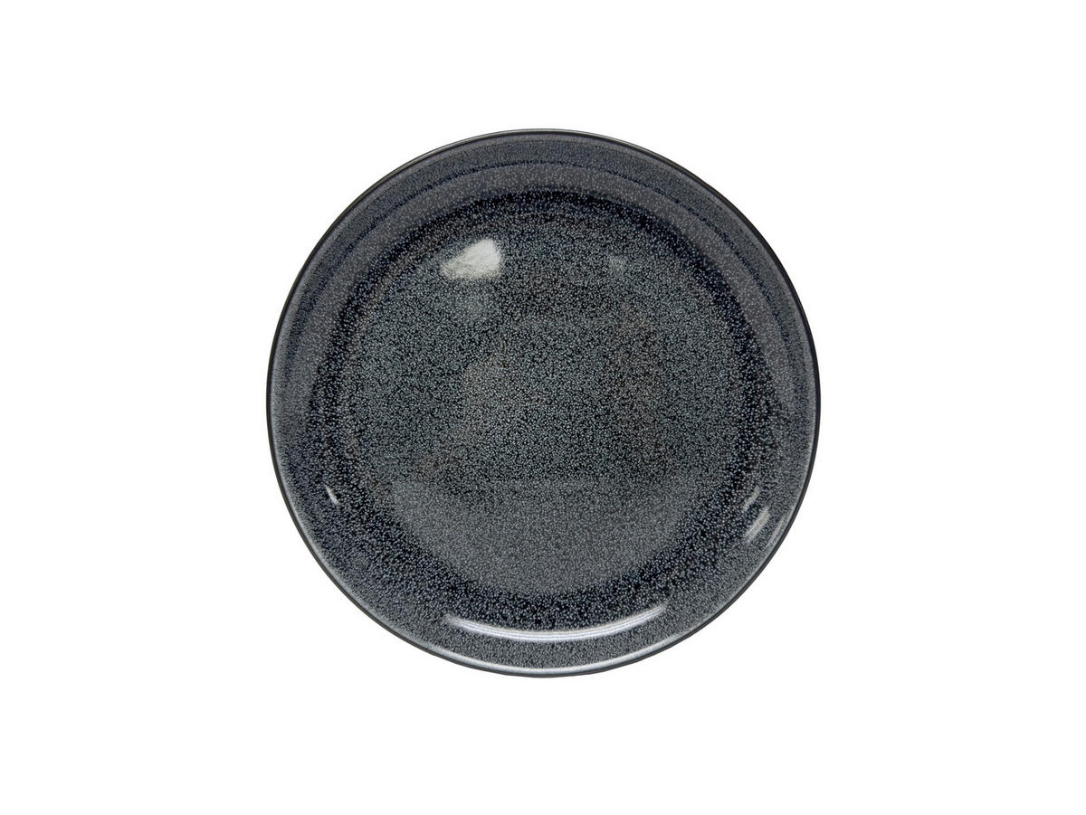 DESSERTTELLER Schwarz 21 cm Faro  - Schwarz, Design, Keramik (21cm) - Novel