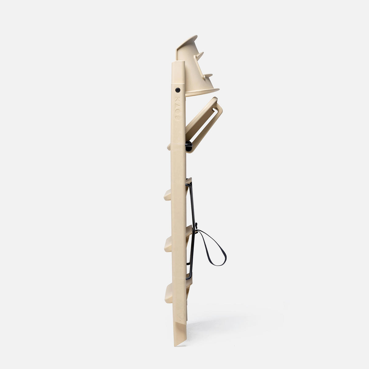 HRANILICA  KAOS Klapp High Chair  - krem, Basics, plastika (45,5/60/81cm)