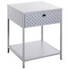 NACHTSCHRANK 40/53/40 cm  - Grau, Design, Metall (40/53/40cm)