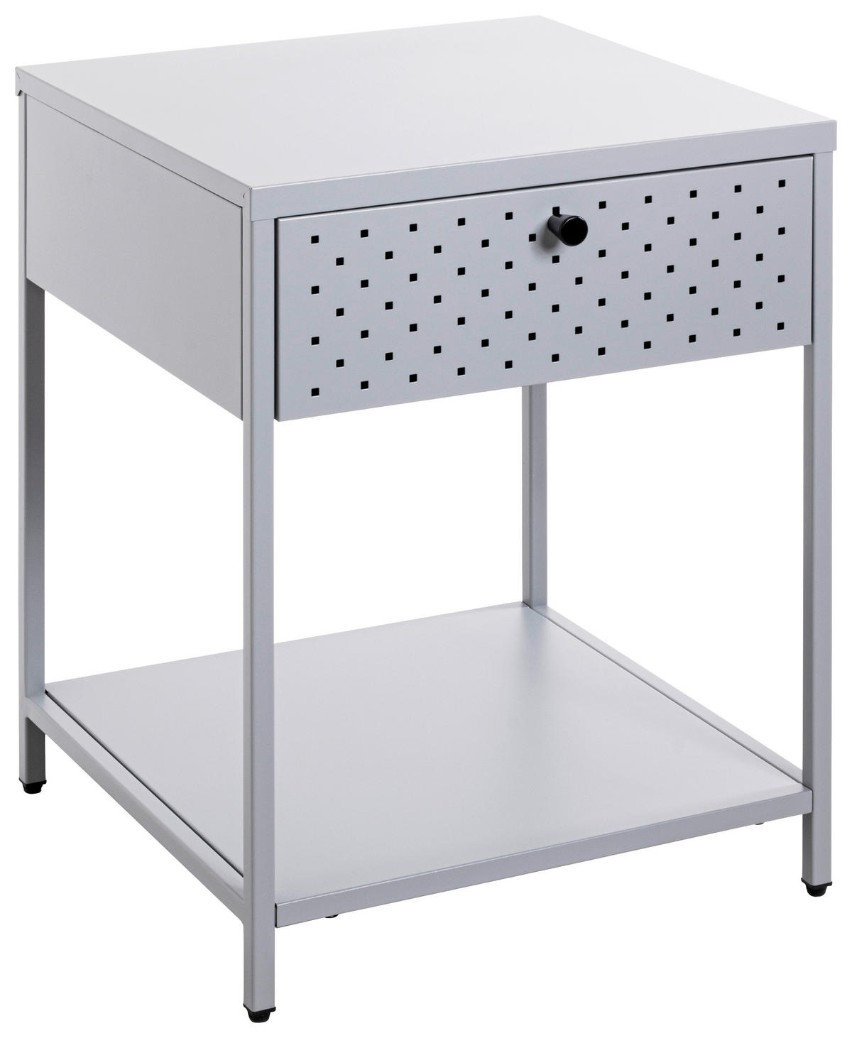 NACHTSCHRANK 40/53/40 cm  - Grau, Design, Metall (40/53/40cm)