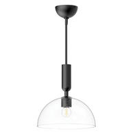 Lampă Suspendată 32,4/30,5 cm  - negru, Konventionell, sticlă/metal (32,4/30,5cm) - Elstead Lighting