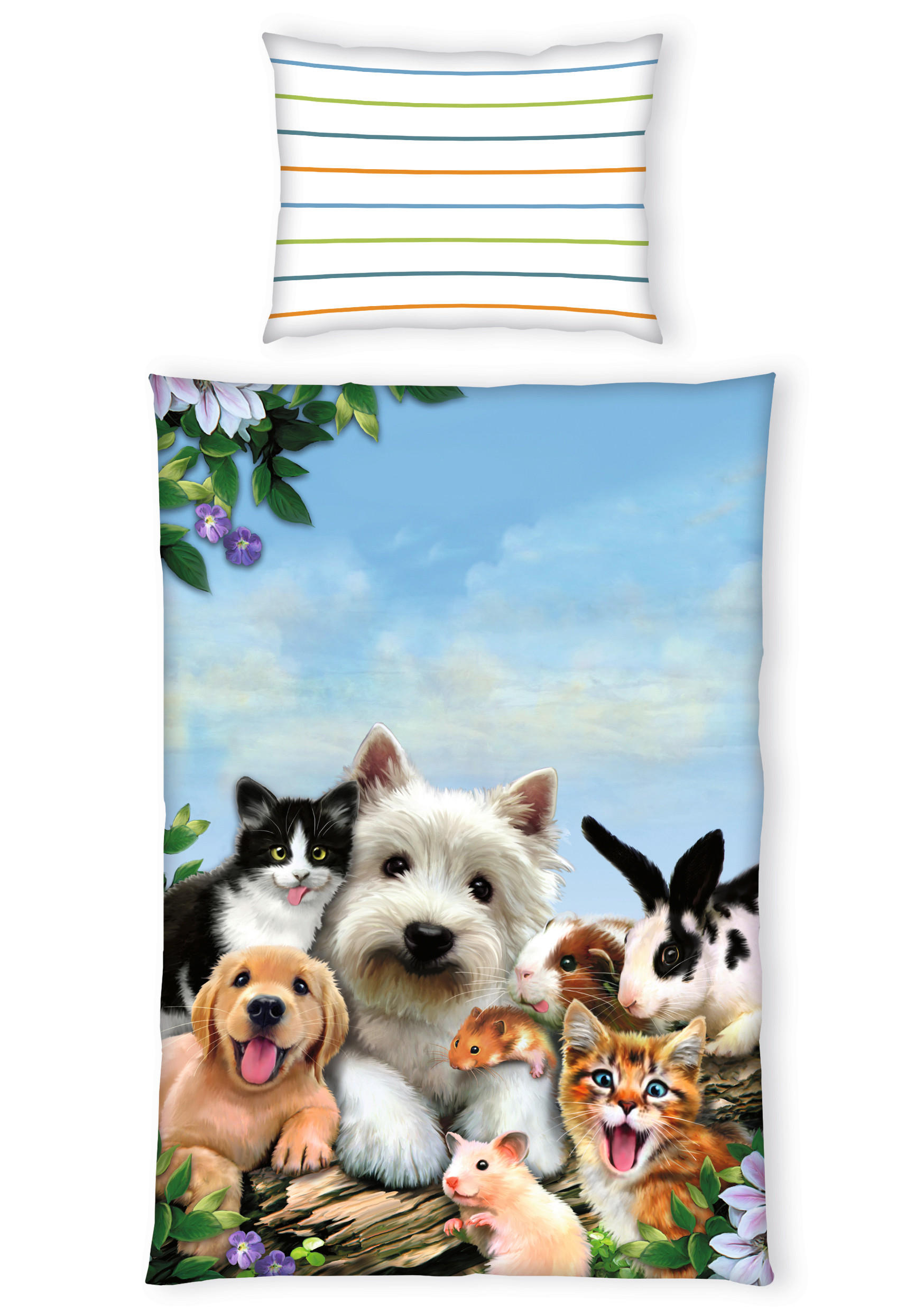 KINDERBETTWÄSCHE Renforcé 135/200 cm  - Multicolor, KONVENTIONELL, Textil (135/200cm)