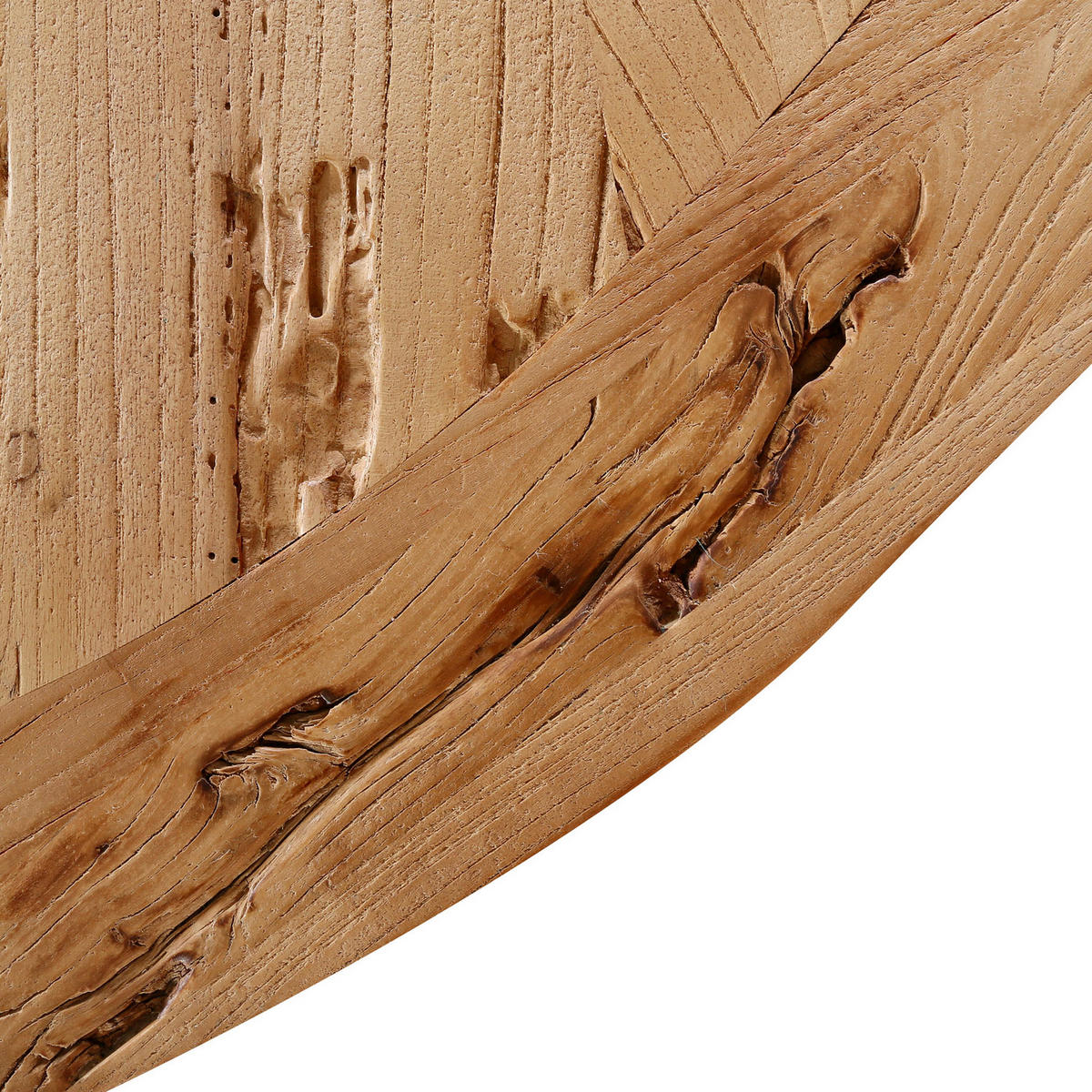 ESSTISCH in Holz 254/135/78 cm  - Ulmefarben/Weiss, Lifestyle, Holz/Metall (254/135/78cm) - Ambia Home
