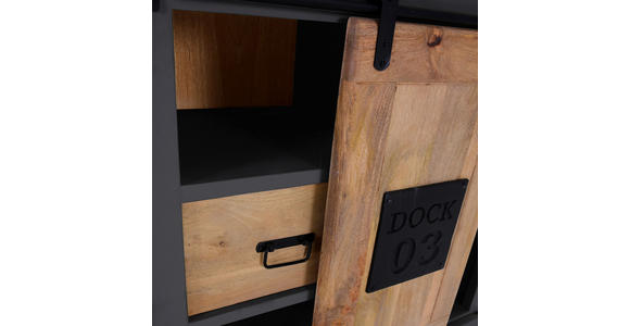 HIGHBOARD in 90/130/45 cm - Anthrazit/Schwarz, LIFESTYLE, Holz/Holzwerkstoff (90/130/45cm) - Landscape
