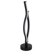 LED-TISCHLEUCHTE 12/47 cm   - Schwarz/Weiß, Design, Kunststoff/Metall (12/47cm) - Globo