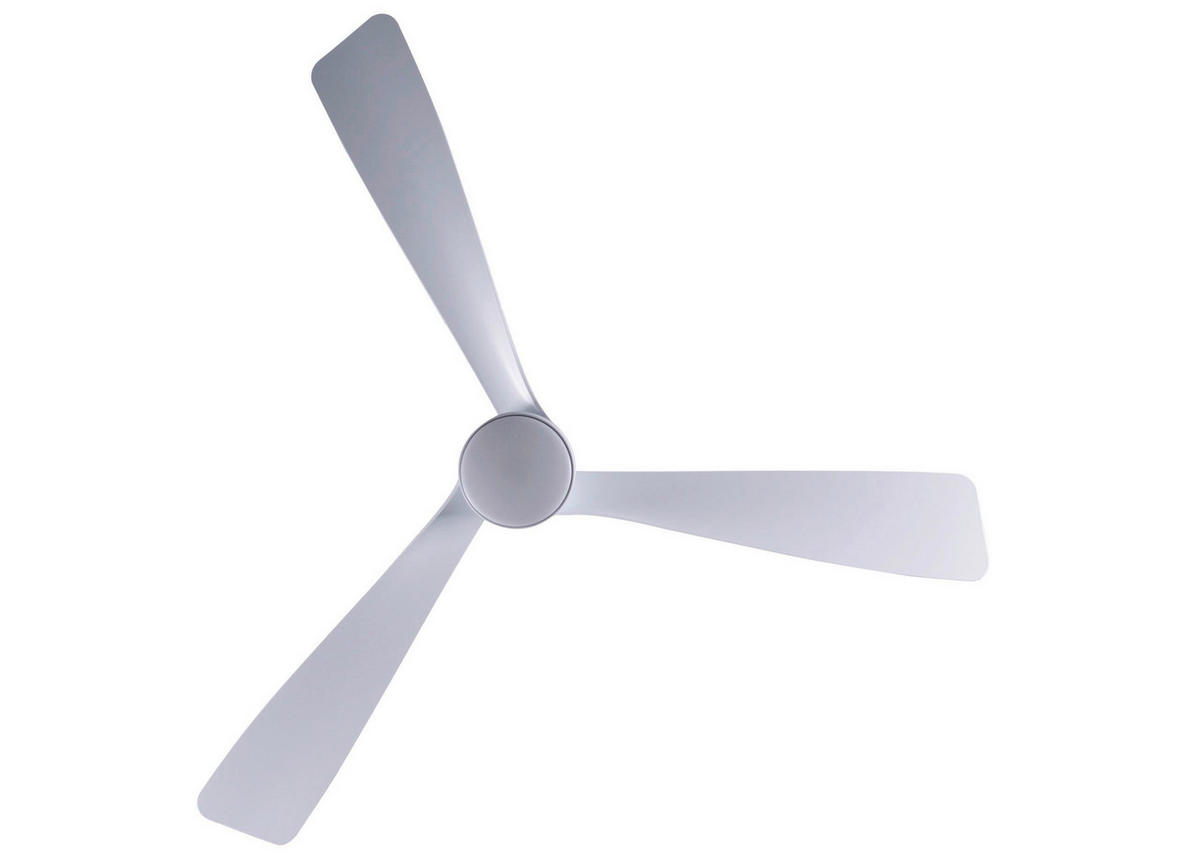DECKENVENTILATOR   142 cm   - Weiss, Trend, Kunststoff/Metall (142cm) - P & B