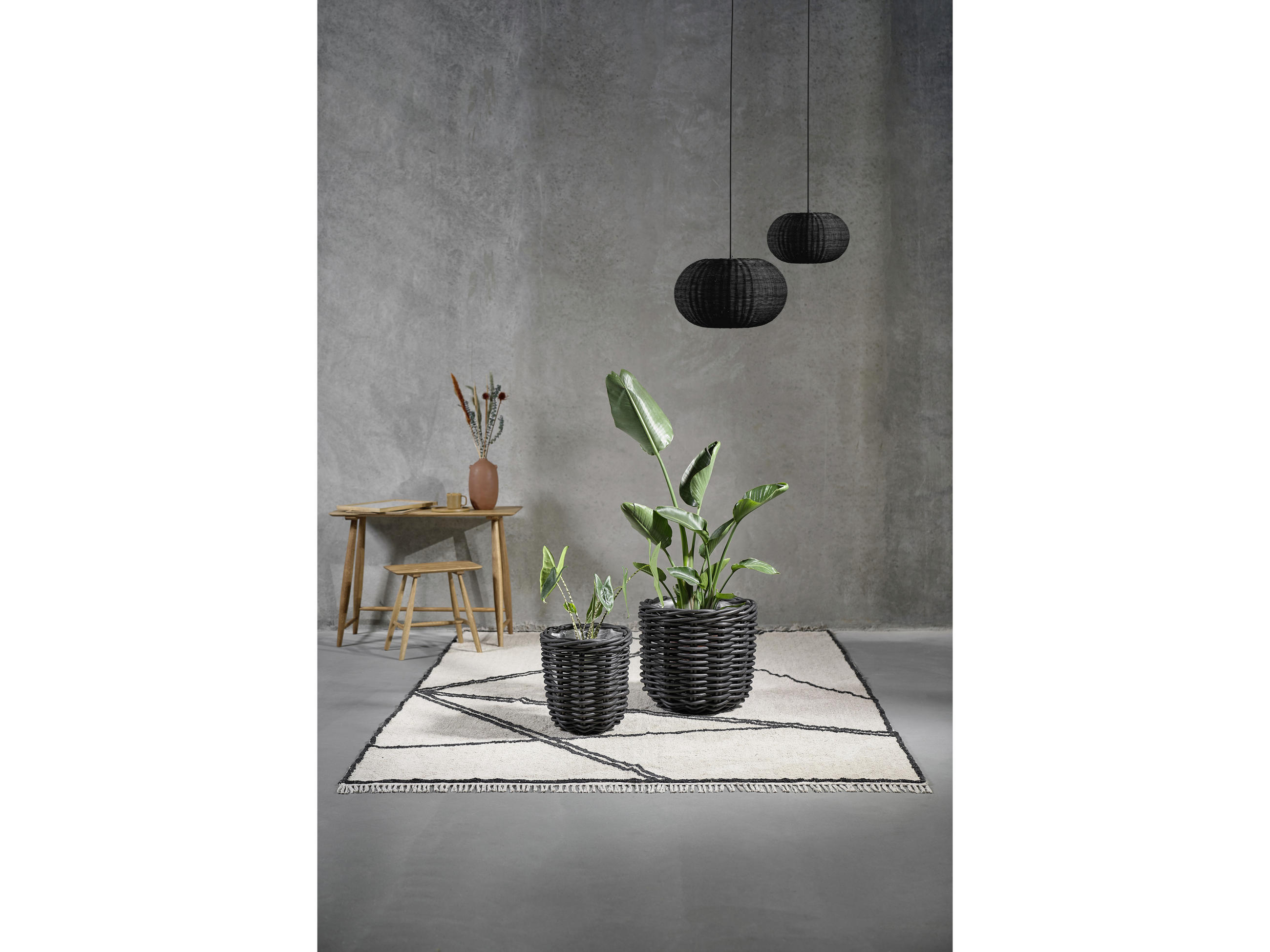 HÄNGELEUCHTE 30/20 cm   - Trend, Naturmaterialien (30/20cm) - Villa Collection