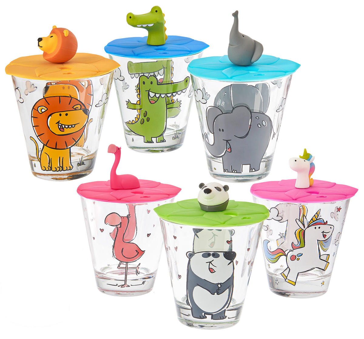 KINDERGLAS 215 ml  - Transparent/Grün, Trend, Glas (215ml) - Leonardo