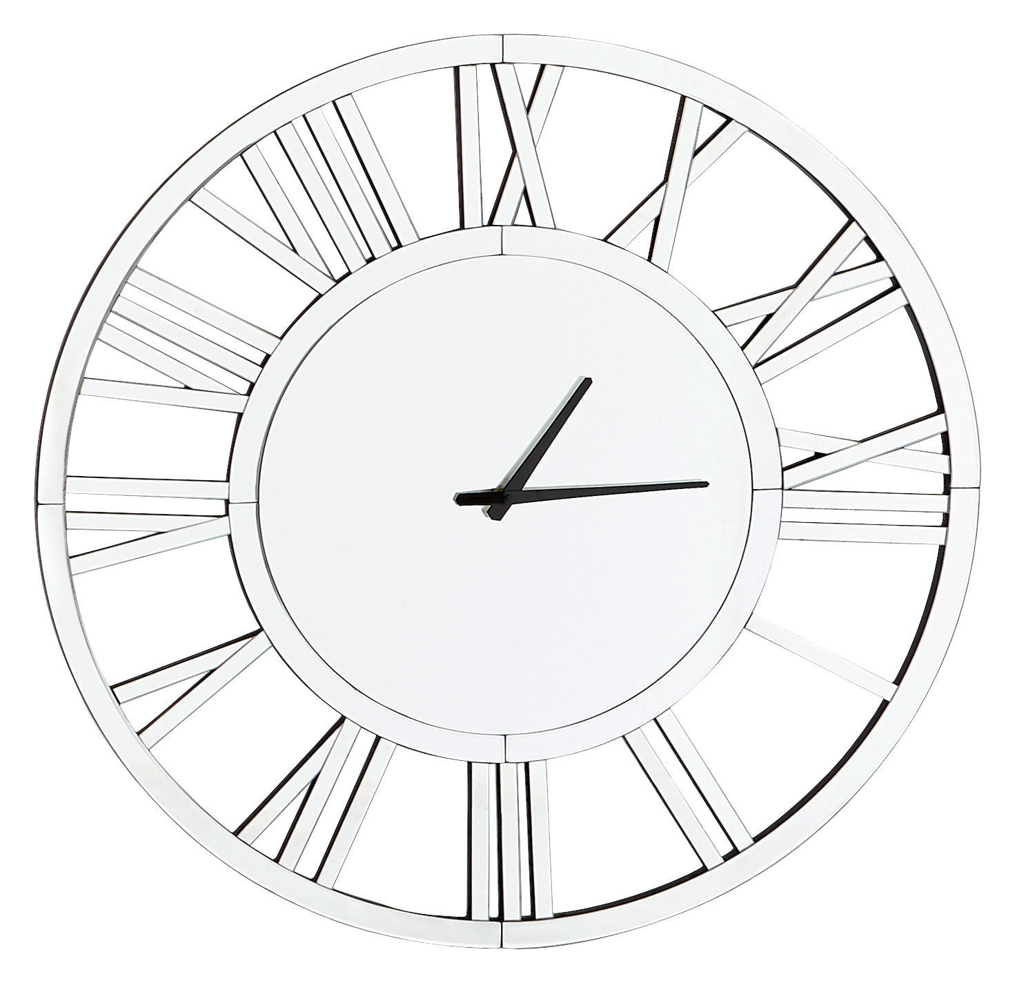 WANDUHR  80 cm  - LIFESTYLE, Glas/Holzwerkstoff (80cm) - Xora