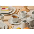 KOMBISERVICE Grau, Weiß, Sandfarben, Beige Concerto 62-teilig 6 Personen  - Sandfarben/Beige, Basics, Keramik - Novel