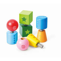 KONSTRUKTIONSSPIELZEUG - Pink/Gelb, Basics, Holz/Kunststoff (0,4kg) - Hape