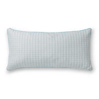 KOPFKISSENBEZUG Elsa 70/90 cm  - Blau/Weiß, Basics, Textil (70/90cm) - RIBECO
