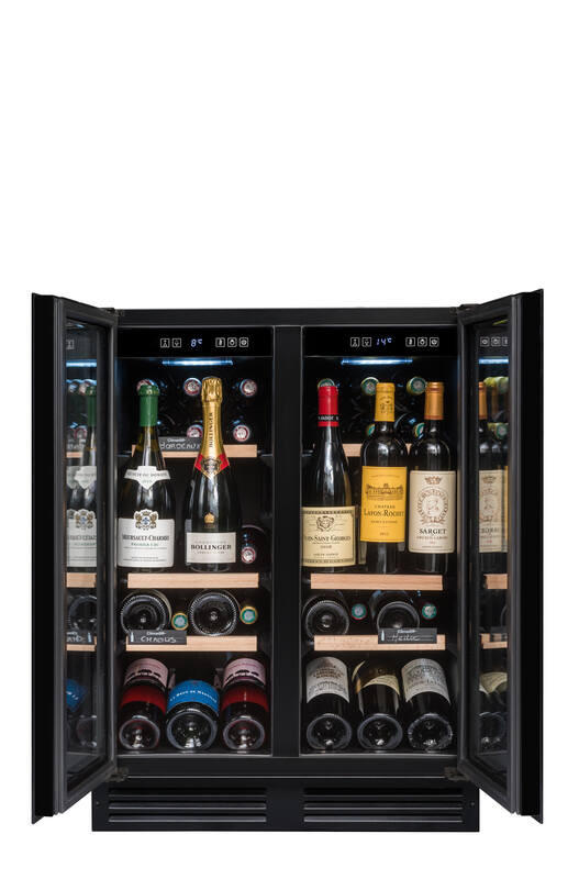 WEINKÜHLSCHRANK AVU49DPB1  - Basics, Glas/Holz (59,5/81,7/57,4cm)