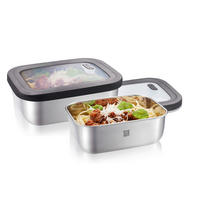 SET POSUDA ZA ČUVANJE NAMIRNI   PROVIDO  - boje oplemenjenog čelika, Basics, metal (24/18,5/9cm) - Gefu