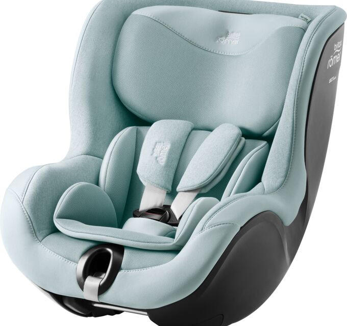 REBOARDER-KINDERSITZ DUALFIX 5Z  - Pastellblau, Basics, Kunststoff/Textil (44/48cm) - Britax Römer
