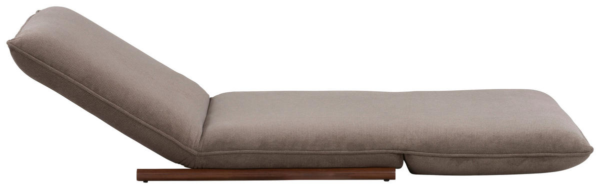 SESSEL in Samt Braun  - Dunkelbraun/Braun, Design, Textil/Metall (93/97/80cm) - MID.YOU