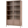 VITRINE  in Braun  - Braun, Design, Glas/Metall (110/189/43cm) - Livetastic