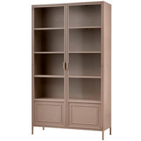 VITRINE in Braun  - Braun, Design, Glas/Metall (110/189/43cm) - Livetastic