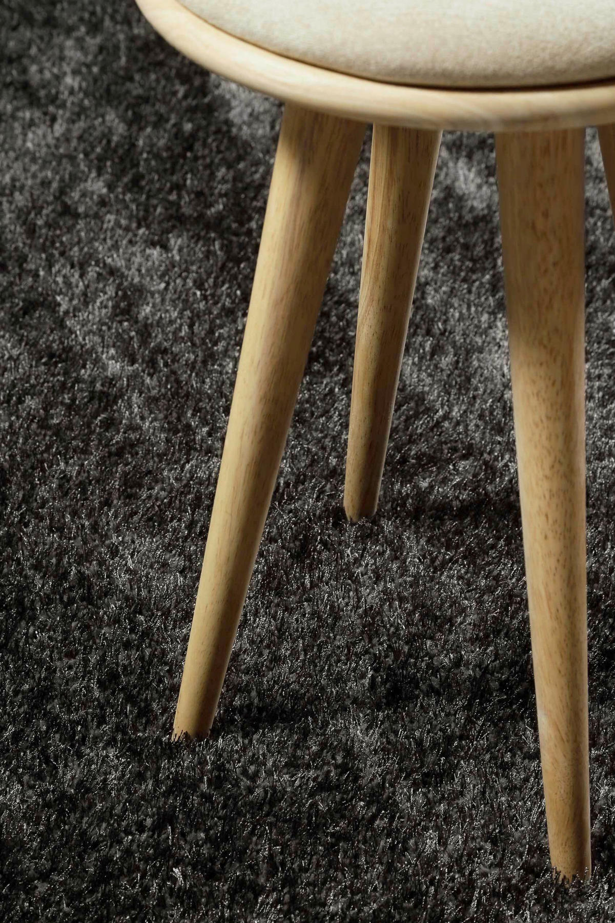 HOCHFLORTEPPICH 200/290 cm #Swagger Shag Anthrazit rechteckig  - Anthrazit, Basics, Textil (200/290cm) - WECON HOME