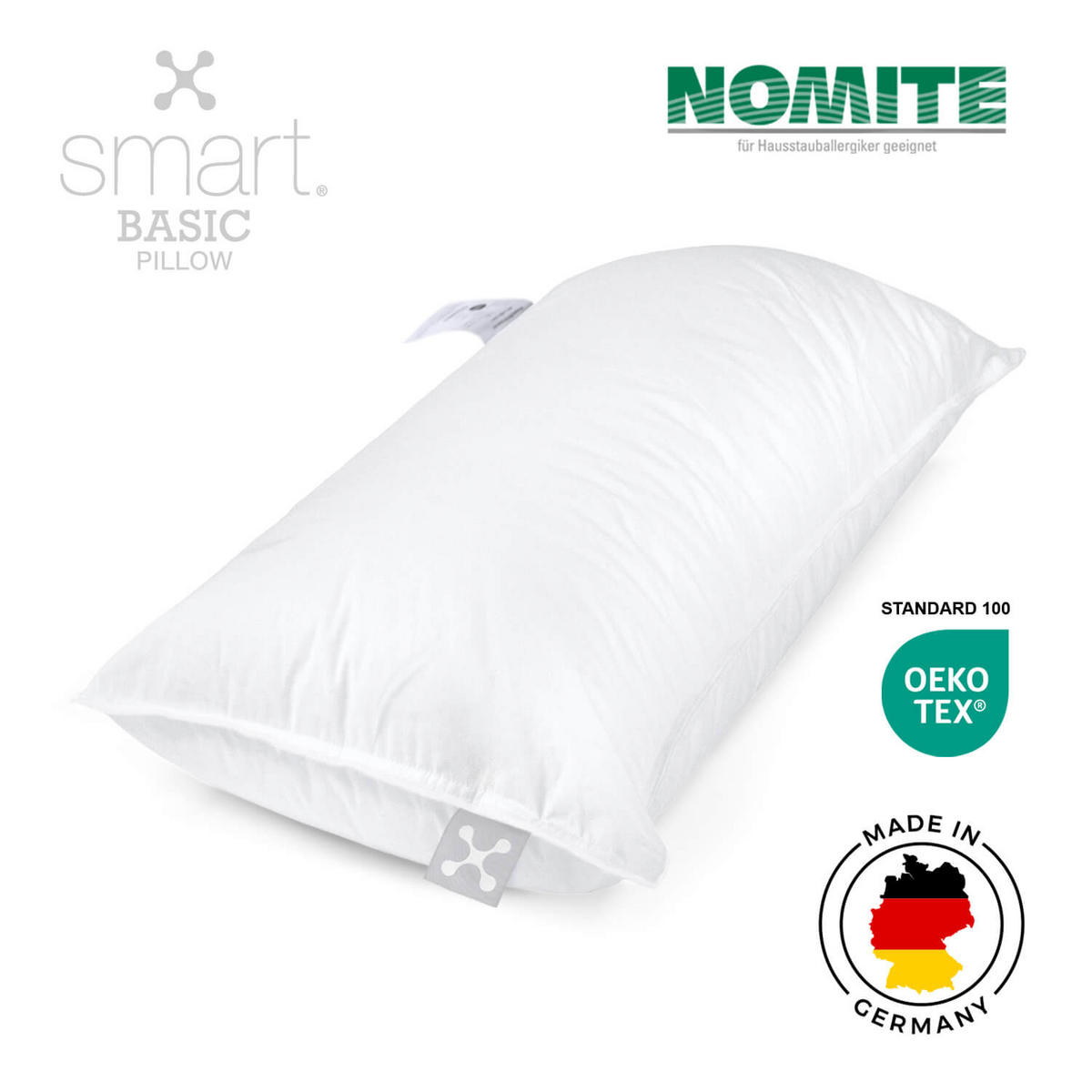 KOPFKISSEN  BASIC  40/80 cm       - Basics, Textil (40/80cm) - Smartsleep