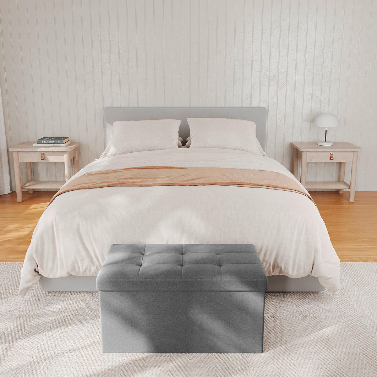 SITZBOX  - Grau, Basics, Textil (76/38/38cm)