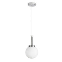 SVJETILJKA VISEĆA  15/120 cm      Togo  - bijela/boje kroma, Trend, staklo/metal (15/120cm)
