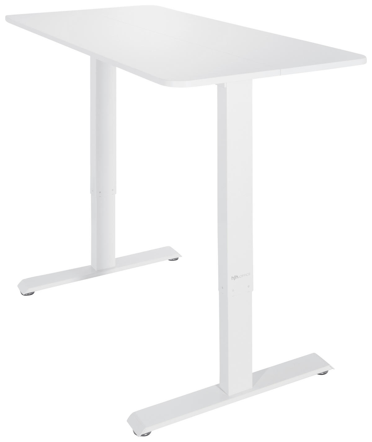 SKRIVBORD  i vit  - vit, Modern, metall/trämaterial (120/74/60cm) - MID.YOU