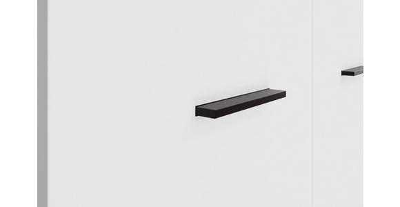 SCHUHSCHRANK 90/195/35 cm  - Silberfarben/Schwarz, Basics, Holzwerkstoff/Kunststoff (90/195/35cm) - Xora