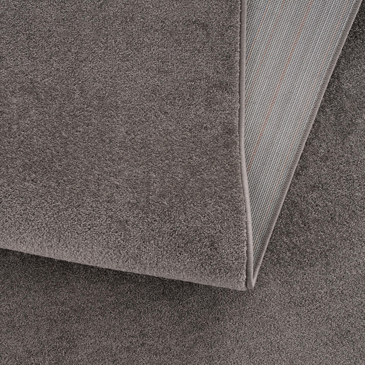 WEBTEPPICH 60/110 cm Uni Grau  - Grau, LIFESTYLE, Kunststoff/Textil (60/110cm) - Novel