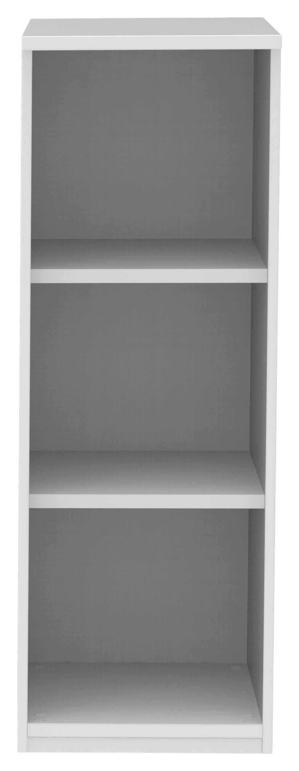AKTENREGAL Weiß  - Weiß, KONVENTIONELL, Holzwerkstoff (40/111,7/43cm) - Moderano