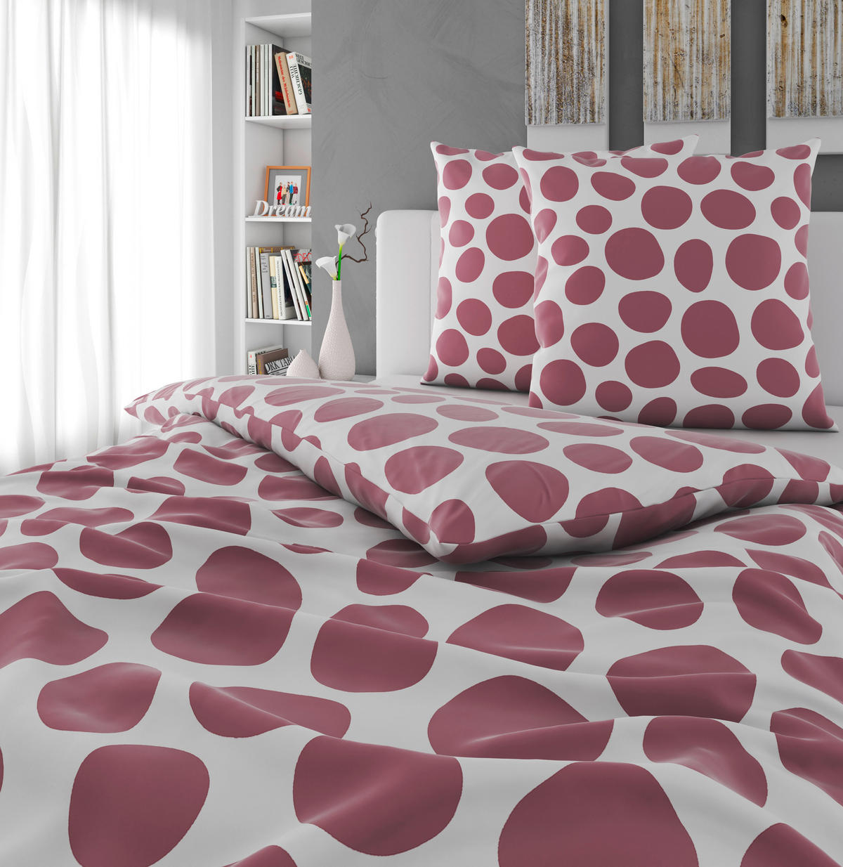 BETTWÄSCHE Satin 200/200 cm  - Mauve, Textil (200/200cm) - Novel