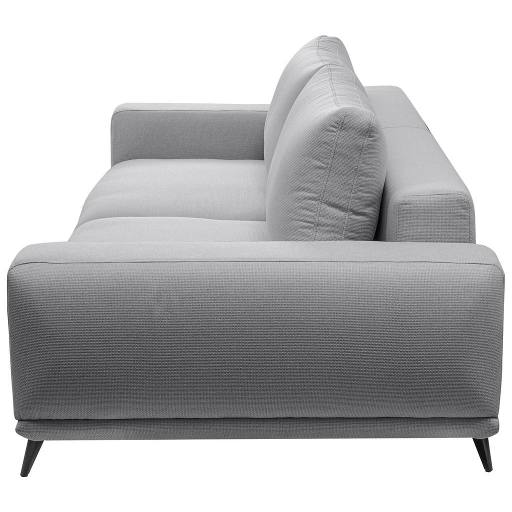 Thumbnail - Mid.you 2-Sitzer-Sofa, Grau, Textil, Füllung: Silikon, 202x89x115 cm, Made in EU, Stoffauswahl, Wohnzimmer, Sofas & Couc...