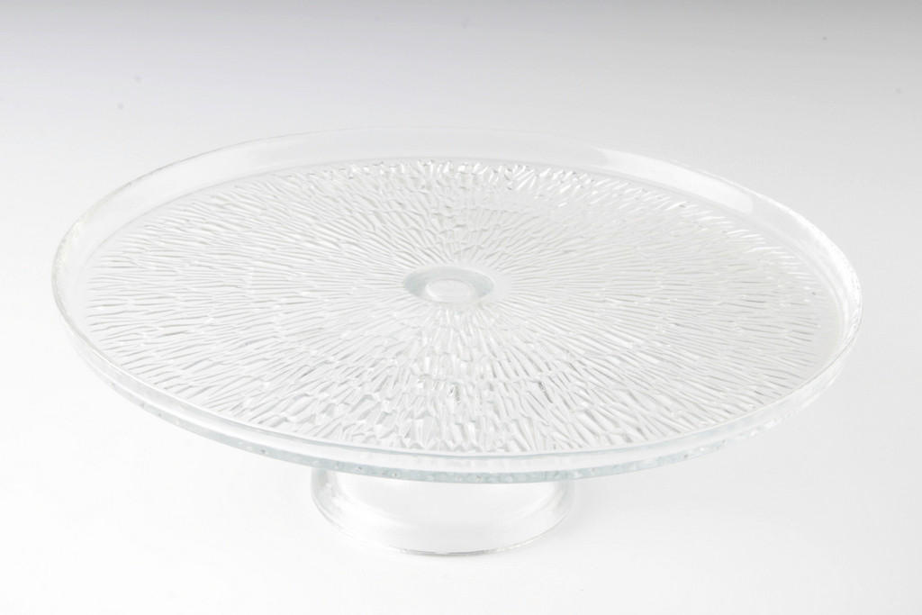 SERVIERPLATTE 28 cm  - Klar, Design, Glas (28cm) - Novel