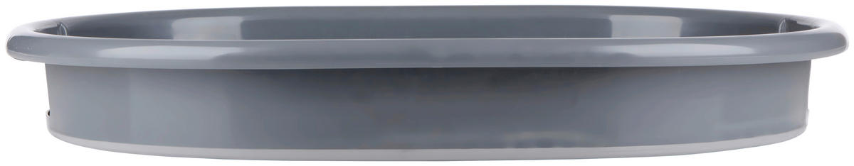 WÄSCHEKORB - Grau, Basics, Kunststoff (61,5/44/17,5cm) - Alpina 6287