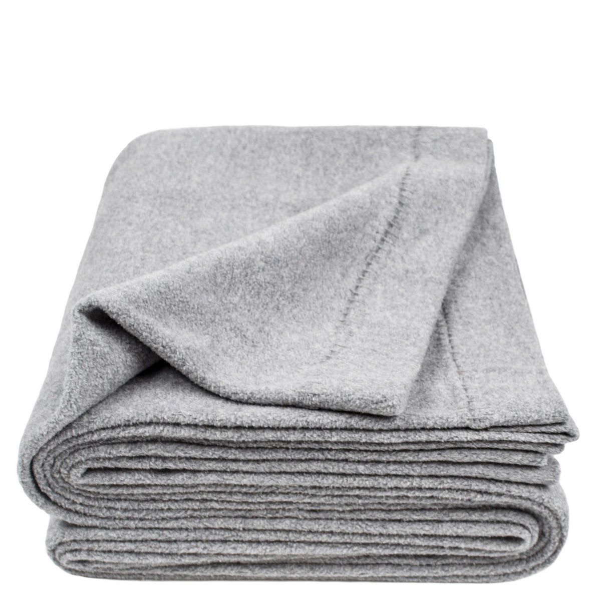 FLEECEDECKE Soft Greeny 140/190 cm  - Grau, KONVENTIONELL, Textil (140/190cm) - Zoeppritz