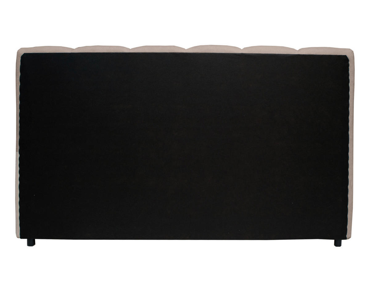 POLSTERBETT 160/200 cm  in Beige  - Beige/Schwarz, Konventionell, Holz/Kunststoff (160/200cm) - Carryhome