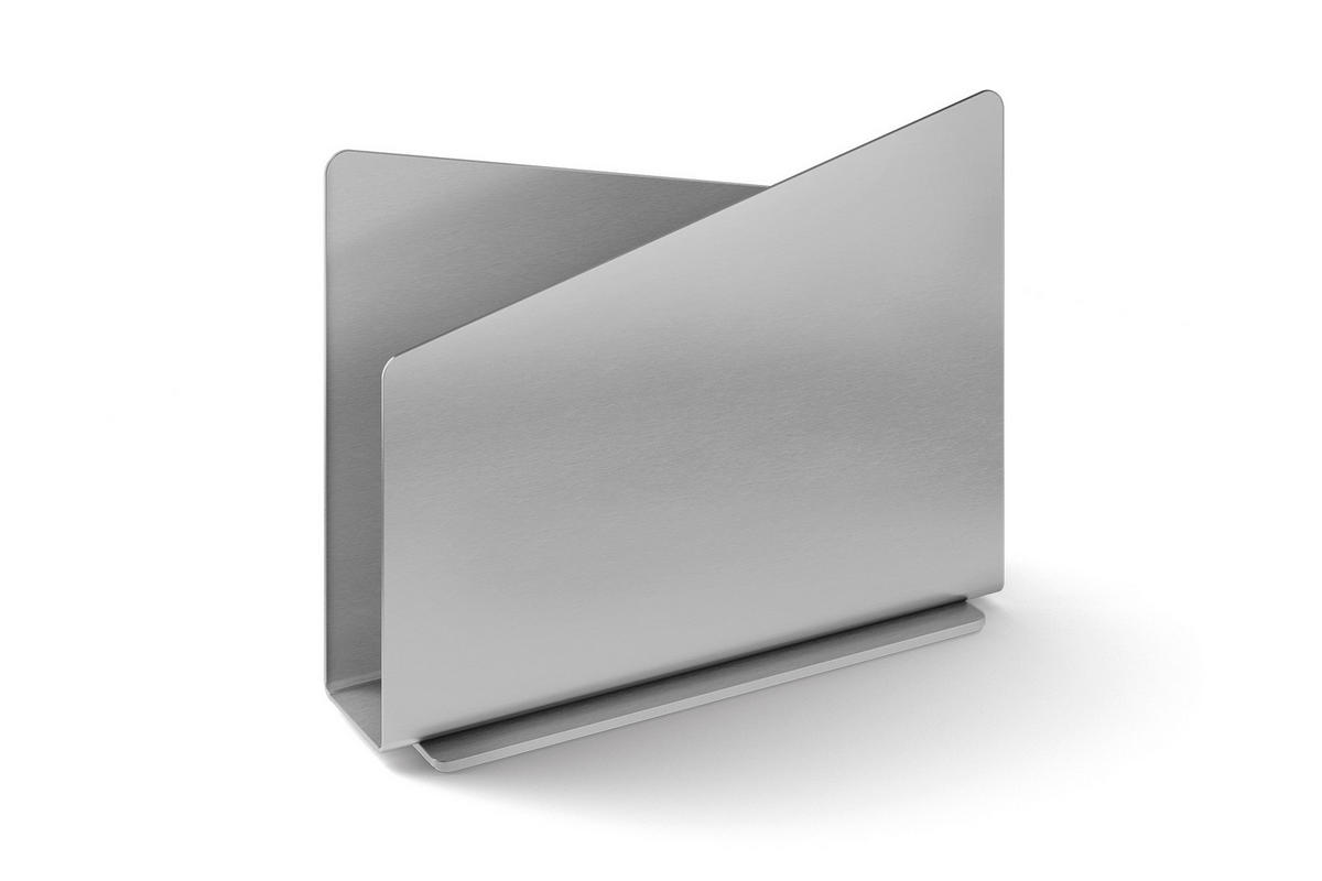 DRŽALO ZA SERVIETE     5/16,5/12,5 cm         - barve aluminija, Basics, kovina (5/16,5/12,5cm) - Zack