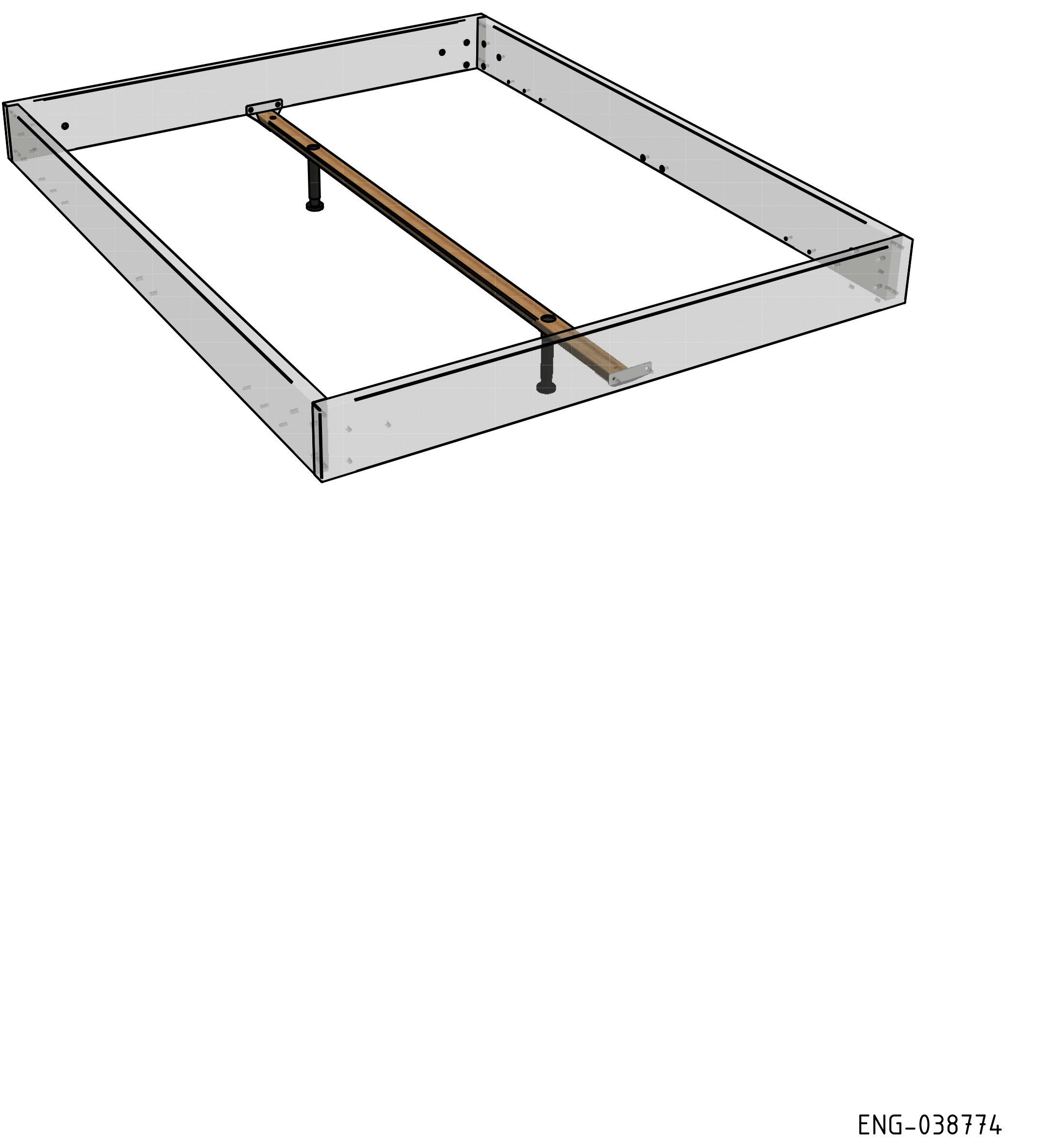 TRAVERSE  in  - Holz (210cm) - Hasena