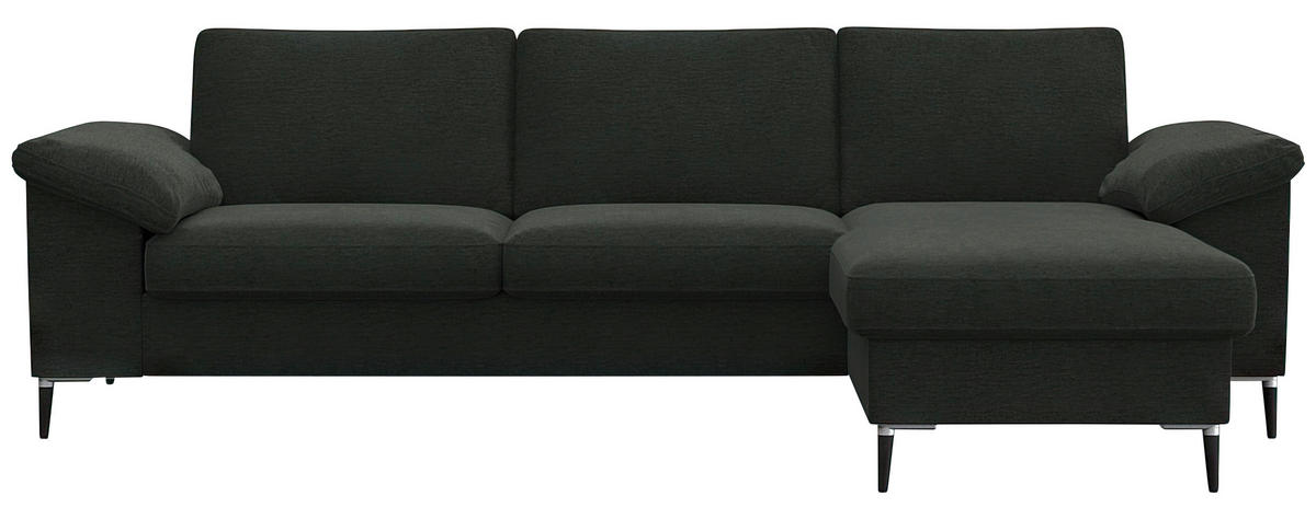 Freisteller von Livetastic ECKSOFA Waldgrün Flachgewebe.