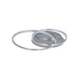 LED-DECKENLEUCHTE 54,7/40/7 cm   - Alufarben, Design, Kunststoff/Metall (54,7/40/7cm) - Novel