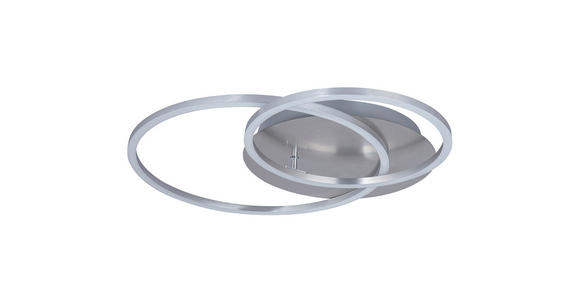 LED-DECKENLEUCHTE 54,7/40/7 cm - Alufarben, Design, Kunststoff/Metall (54,7/40/7cm) - Novel