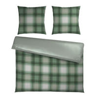 WENDEBETTWÄSCHE Satin 200/200 cm  - Grün, Textil (200/200cm) - Novel