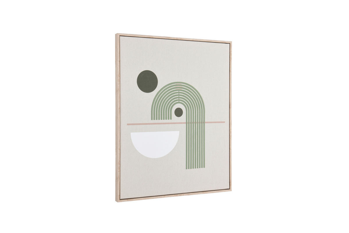 KUNSTDRUCK Abstraktes, Strukturen 40/50/2,3 cm  - Sandfarben/Naturfarben, Basics, Holzwerkstoff/Kunststoff (40/50/2,3cm)