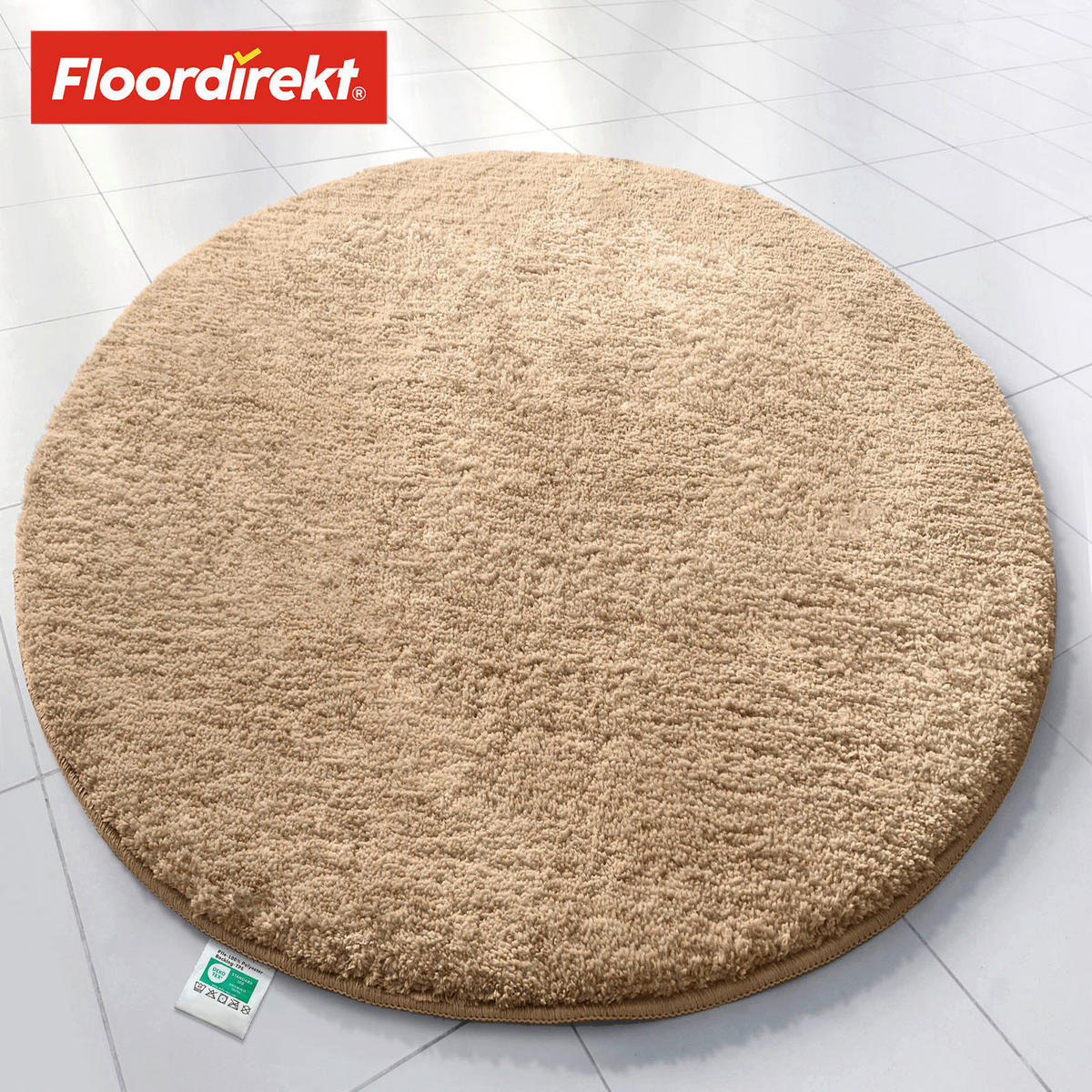 BADEMATTE SKY Beige 95 cm  - Beige, Basics, Kunststoff/Textil (95cm) - Floordirekt