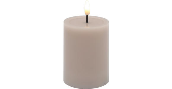 LED-KERZE 7,5/10 cm  - Hellrosa, LIFESTYLE, Kunststoff/Paraffin (7,5/10cm) - Ambia Home