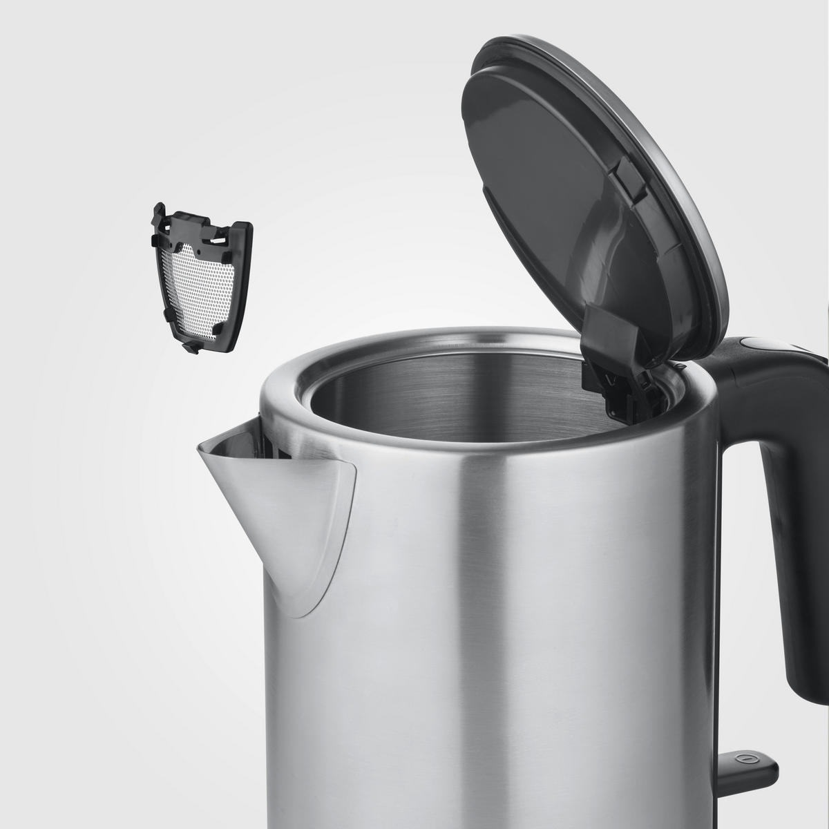 WASSERKOCHER 1 l  - Edelstahlfarben, Basics, Metall (22,7/18,6/16cm) - Silva Schneider