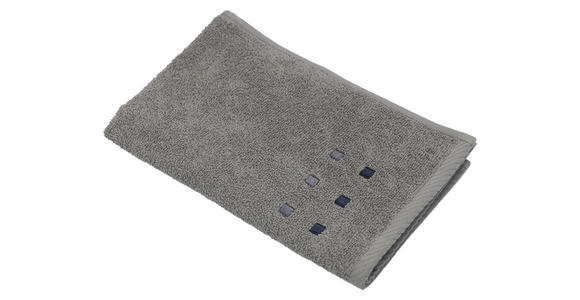 GÄSTETUCH QUATTRO Anthrazit 30/50 cm - Anthrazit, KONVENTIONELL, Textil (30/50cm) - Esposa