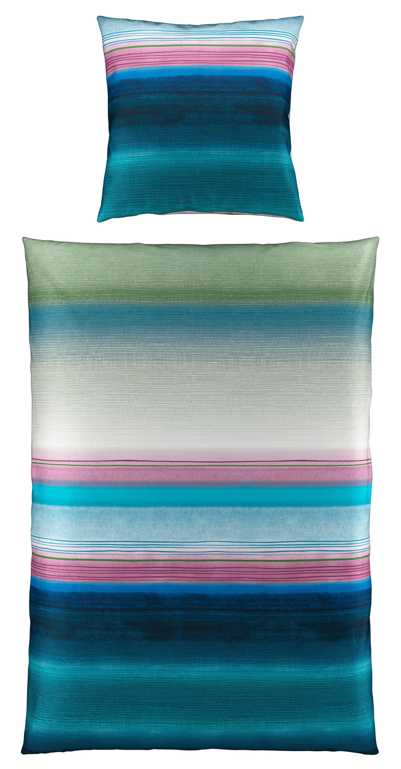 BETTWÄSCHE Satin 135/200 cm  - Multicolor, Textil (135/200cm) - Bio:Vio