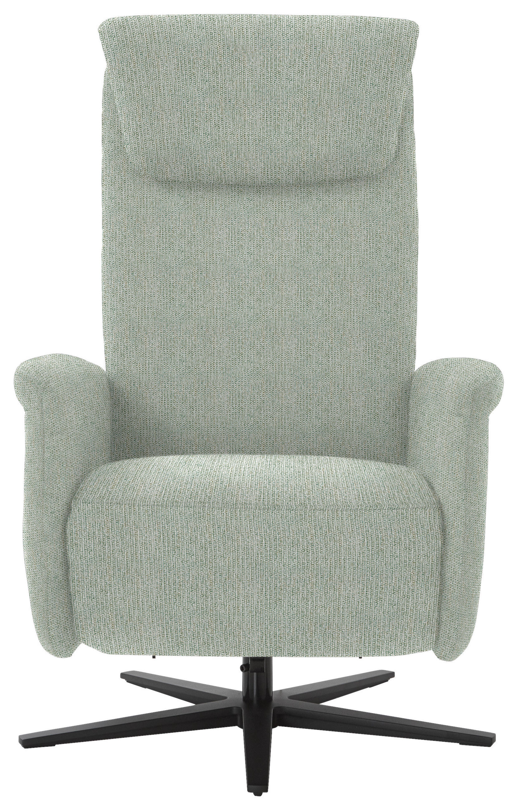 RELAXSESSEL in Textil Platinfarben  - Platinfarben/Schwarz, Design, Textil/Metall (77/115/89cm) - Pure Home Comfort