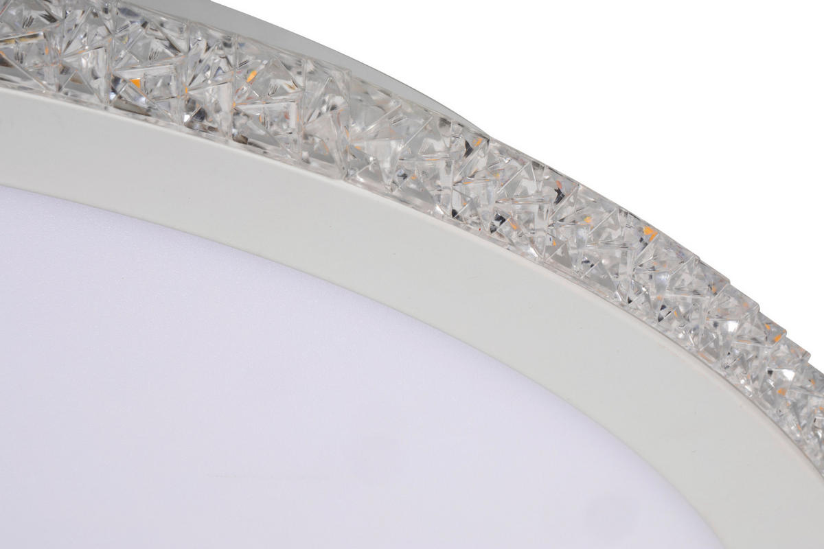 STROPNA LED-SVETILKA   40 W/4300 lm/3000 K/220-240 V/ - bela, Trend, kovina (50/5cm) - Novel